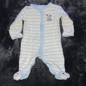 Carter's-NB Footsie Puppy Onesie
